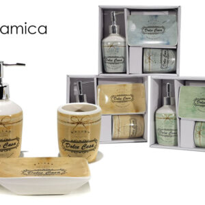 THREE PIECE BATH SET DOLCE CASA 3 ASS 317461