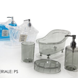 BATHROOM SET 4 PIECES 3 ASSORTED 211684