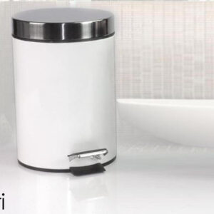 PEDAL BIN 3 LITRES WHITE 864057