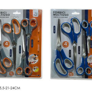 BLISTER 4 SCISSORS 2 ASSORTED 827380
