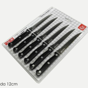 SET SIX KNIVES BLACK 202378