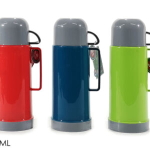 THERMOS PLASTIC 450ML 3 ASS
