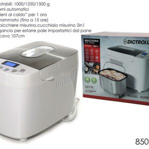 DICTROLUX BREAD MAKER 850W WHITE 050382