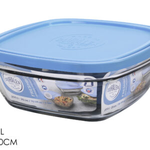 GLASS CONTAINER W/LID 20 X 20CMS 401035