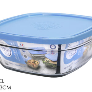 GLASS CONTAINER W/LID 23X 23 CMS 200959