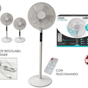 DICTROLUX STAND FAN 3 HEIGHTS 12 SPEED 329679