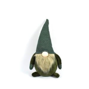 CHRISTMAS GNOME 64CMS  VELVET W/GREEN CAP 146164
