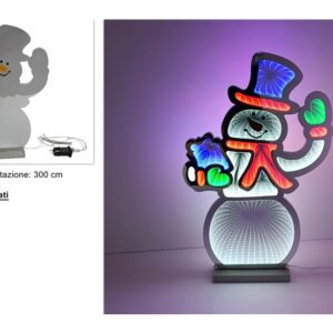 SNOWMAN WITH LIGHTS 3D   56CMS 182544