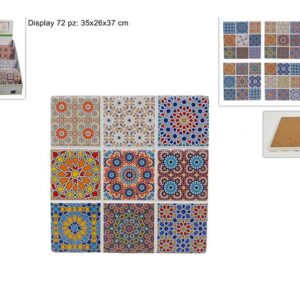 SQUARE GLASS MAT 11CMS 551424