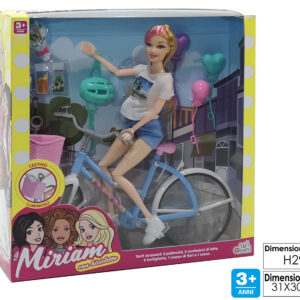 DOLL MIRIAM WITH BICYCLE AND ACC. 360078