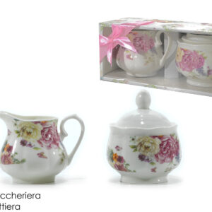 SET MILK JAR AND SUGAR JAR W/LID 801328