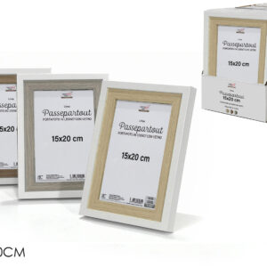 PHOTOFRAME 15 X 20CMS 3 ASS DISPLAY 353841