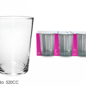SET THREE GLASSES BODEGA BARMAN 109652