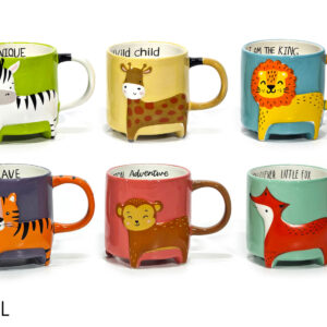 ANIMAL MUG 40CL 6 ASSORTED 591786