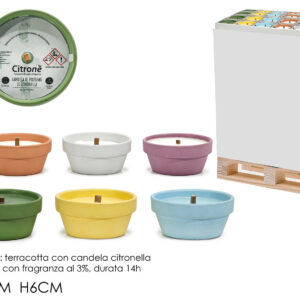 CITRONELLA CANDLE 6 ASSORTED PAL BOX 506490