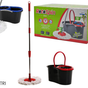 BASIC BUCKET WITH SPINNER 13 LITRES 2 ASS 466701