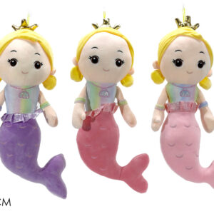 DOLL MERMAID 60CMS 3 ASSORTED 0190