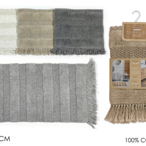 BATH MAT 50 X 80CMS 4 ASSORTED 254902
