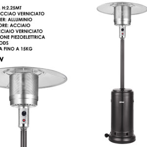 DICTROLUX LARGE GAS HEATER OUTSIDE USE 446246