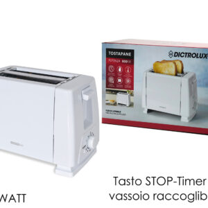 CHEF TOASTER WHITE 006518