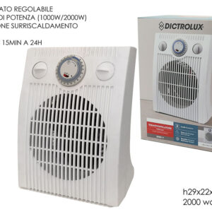 DICTROLUX FAN HEATER W/TIMER 2000W 251314