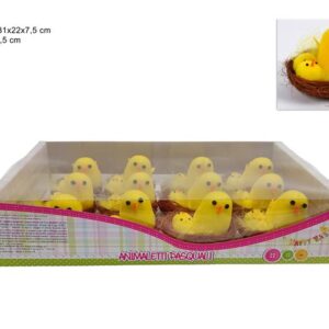 EASTER CHICKS WITH NEST IN BOX 621246