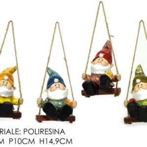 DWARFS ON SWING 10X10X15CMS 360955