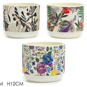PLANT POT 14CMS X 12CMS 3 ASSORTED 570316