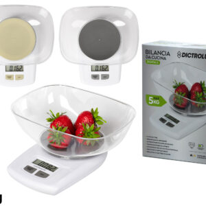 1DICTROLUX KITCHEN SCALES 5KGS 3 ASS 174101