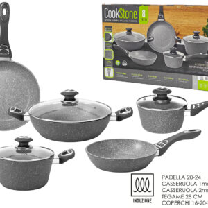 COOKSTONE POT SET 8 PIECE INDUCTION  978167