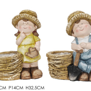 CHILDREN DECORATIVE POT STAND 2 ASS. 521929