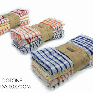 SET FOUR KITCHEN CLOTHS 50X70 ASS  261696