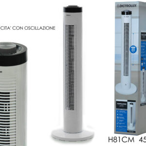 DICTROLUX TOWER FAN 45WATTS WHITE 449476