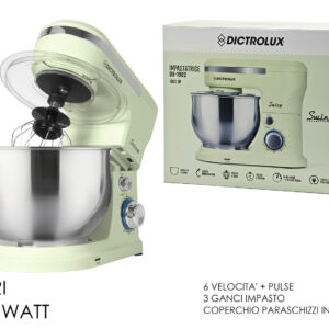 DICTROLUX FOOD MIXER 1000W 5 LITRE GREEN 581800