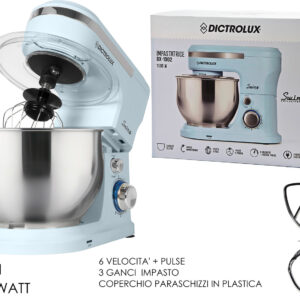 DICTROLUX FOOD MIXER 5 LITRES 1000W BLUE 581831