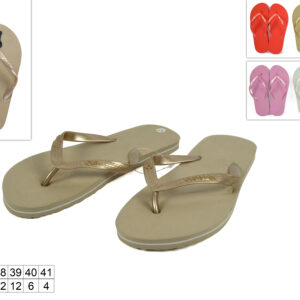LADIES FLIP FLOP PEARL 6 ASSORTED 267417