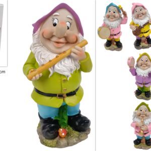 DECORATIVE GNOME LIGHT COL. 30CMS 7 ASS 638422