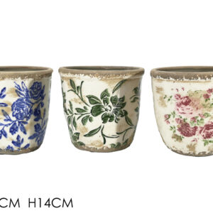 FLOWER POTS 3 ASS 173296