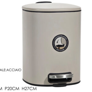 SQUARE PEDAL BIN 5 LITRES 919061