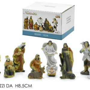 NATIVITY SET 11PIECES 8.5CMS 524807