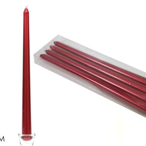 SET FOUR CANDLES RED 599119
