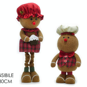 EXTENDIBLE GINGER BREAD MAN 2 ASS 403539