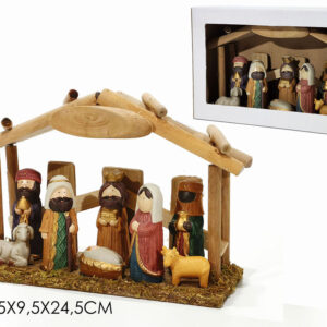 SET NATIVITY 8 PIECES 9.5 X 24.5 X 16.5CMS 265830
