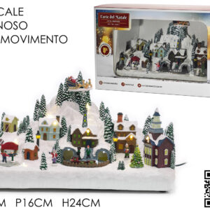 CHRISTMAS VILLAGE WITH TRAIN MUSICAL 285111