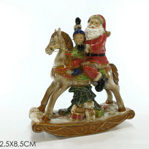XMAS FATHER ON HORSE WITH CHILD 315429