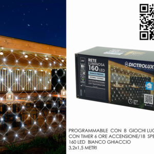 XMAS NET LIGHTS 1.5 X 3.2 M DAYLIGHT 390532