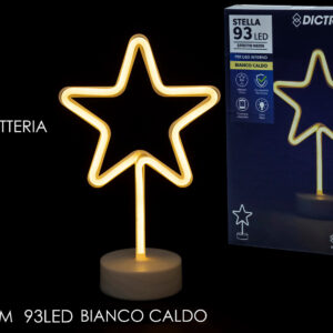 STAR NEON WITH 93LED WARM WHITE 271725