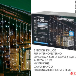 HANGING LIGHTS WHITE 4M X 1.5 M 400 LED 449971