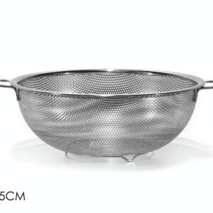 STAINLESS STEEL PASTA STRAINER W/HANDLE 113520