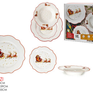 CHRISTMAS DINNER SET 18 PIECE 339777